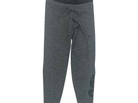 Athletic Leggings By Nike Apparel In Grey, Size:Sp on Sale