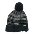 Hat Beanie By Clothes Mentor In Grey & White Fashion