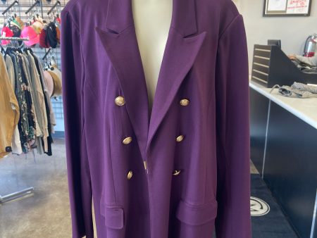 Blazer By Lane Bryant In Purple, Size: 28 on Sale