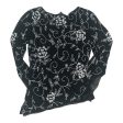 Blouse Ls By Clothes Mentor In Black, Size:S Hot on Sale