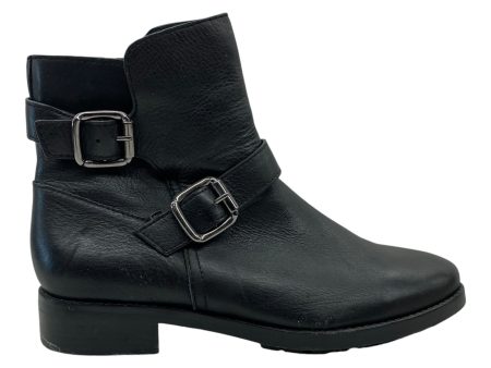 Boots Leather By Clothes Mentor In Black, Size:7.5 Online Sale