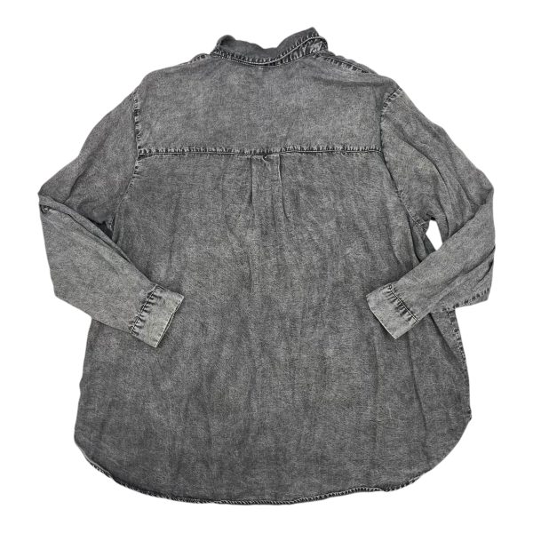 Top Ls By Jane And Delancey In Grey, Size:1X For Cheap