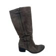 BOOTS LEATHER by BORN In BROWN, Size: 9.5 Fashion