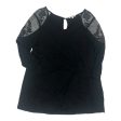 Top 3 4 Sleeve By Maurices In Black, Size:2X Sale