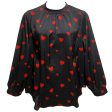 Top Long Sleeve By Shein In Black & Red, Size: 2X Online now