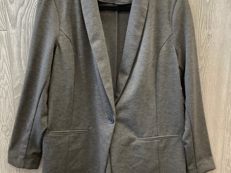 Blazer By Apt 9 In Grey, Size: L For Cheap