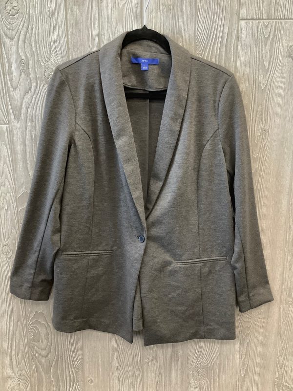 Blazer By Apt 9 In Grey, Size: L For Cheap