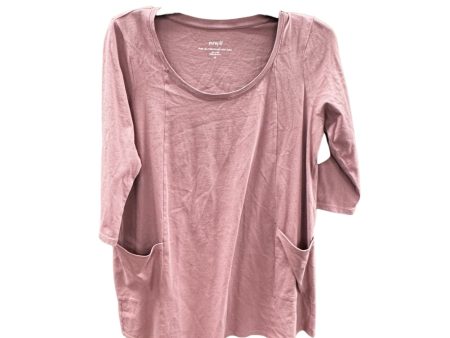 Top Long Sleeve Basic By Pure Jill In Purple, Size: Xs For Cheap