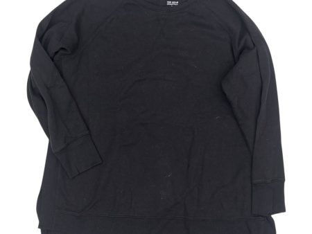 Athletic Top Ls Crewneck By Tek Gear In Black, Size:2X on Sale