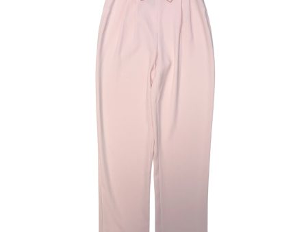 Bow Detail Slim Dress Pants By Cece In Pink, Size: 2 For Sale