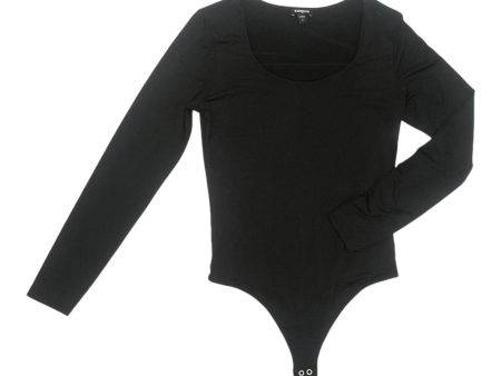 Bodysuit By Express In Black, Size:M Sale