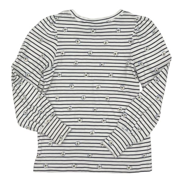 Top Ls By Loft In Black & White, Size:S Online Sale