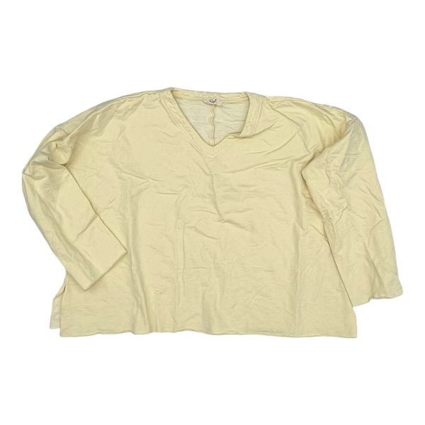 Top Ls By Easel In Yellow, Size:M For Cheap