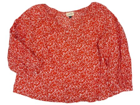 Top Ls By Universal Thread In Orange, Size:Xxl Online Sale