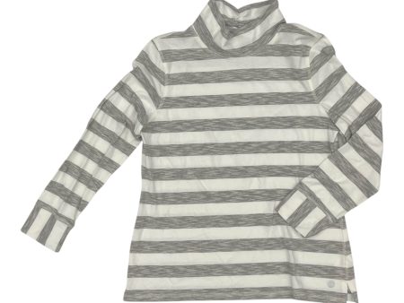 Top Ls By Talbots In Grey & White, Size:Lp Hot on Sale