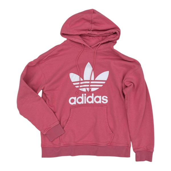 Athletic Sweatshirt Hoodie By Adidas In Pink, Size:S Fashion