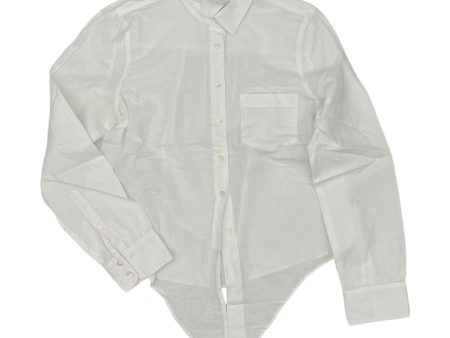 Top Ls By J. Crew In White, Size:M For Cheap