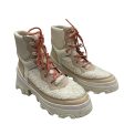 Boots Combat By Sorel In Pink & White, Size:8 For Discount