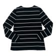 Top Ls By Croft And Barrow In Black & White, Size:M For Cheap