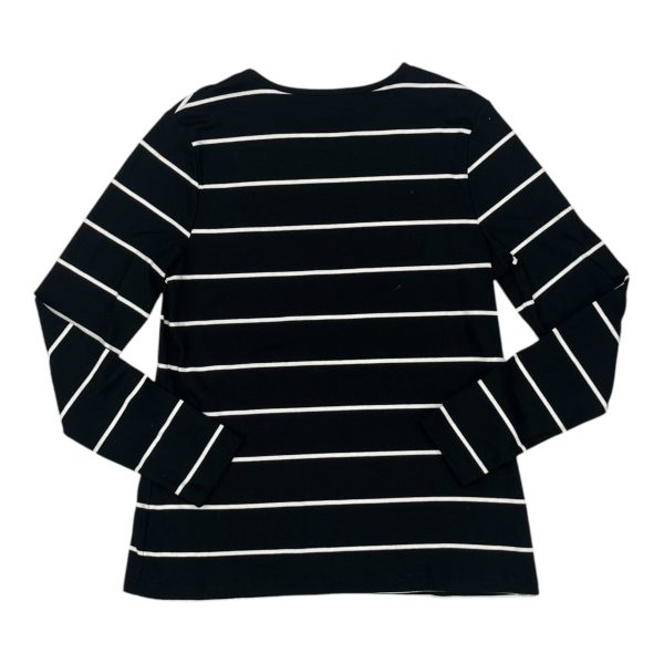 Top Ls By Croft And Barrow In Black & White, Size:M For Cheap