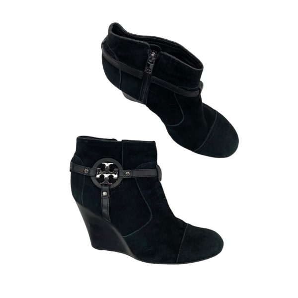 Boots Designer By Tory Burch In Black, Size:9.5 Supply