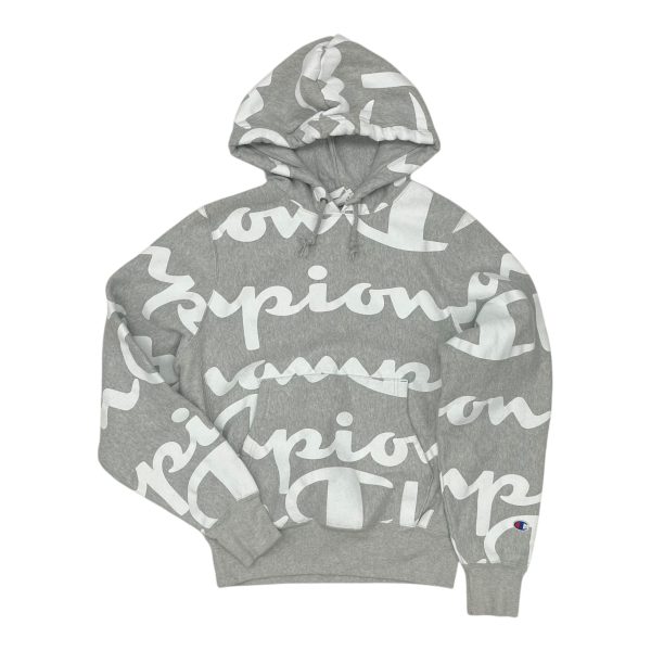 Athletic Sweatshirt Hoodie By Champion In Grey, Size:S Supply