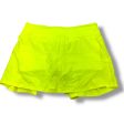 Athletic SKORT By Lululemon In Yellow, Size: 8 Supply