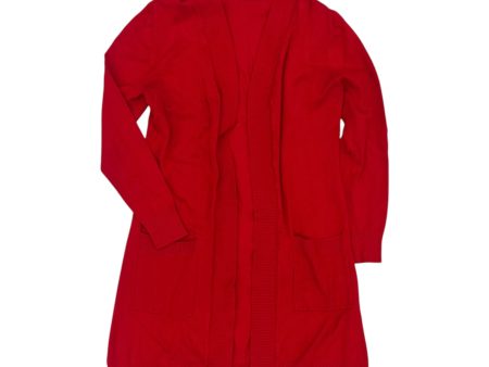 Cardigan By Clothes Mentor In Red, Size:L Discount