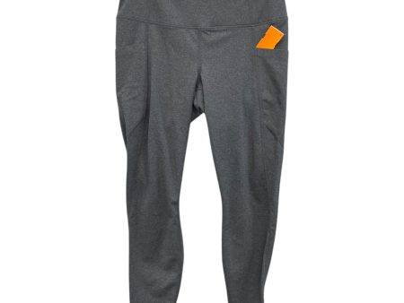 Athletic Leggings By Members Mark In Grey, Size:L on Sale