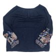 Top Ls By Chicos In Navy, Size:1X Online Hot Sale