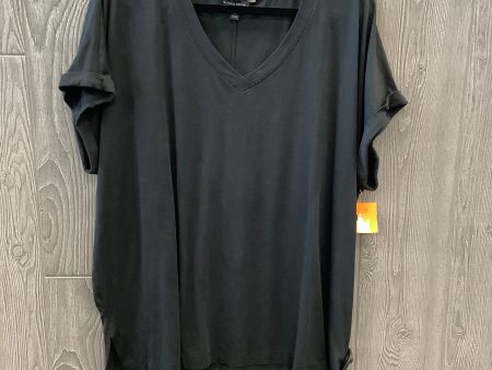 Top Short Sleeve By Banana Republic In Black, Size: Xxl For Sale