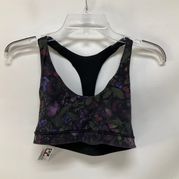 Athletic Bra By Lululemon In Floral Print, Size: 10 For Discount