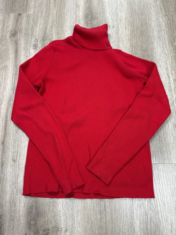 Top Long Sleeve By Ralph Lauren In Red, Size: M For Sale