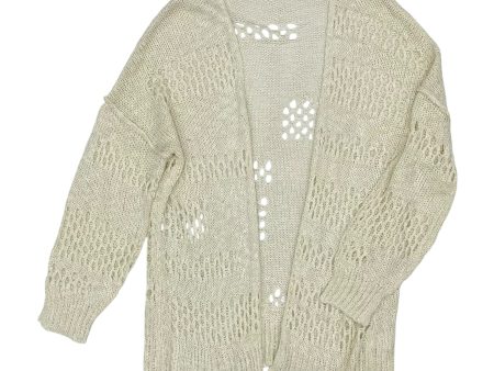 Cardigan By Clothes Mentor In Cream, Size:L For Sale