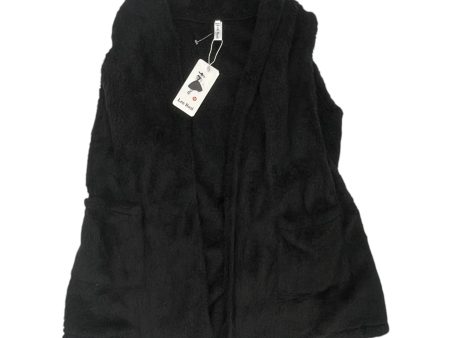 Vest Faux Fur & Sherpa By Clothes Mentor In Black, Size:M Online Sale