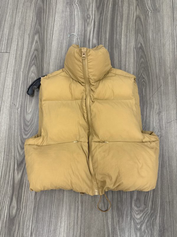 Vest Fleece By Clothes Mentor In Tan, Size: S For Discount