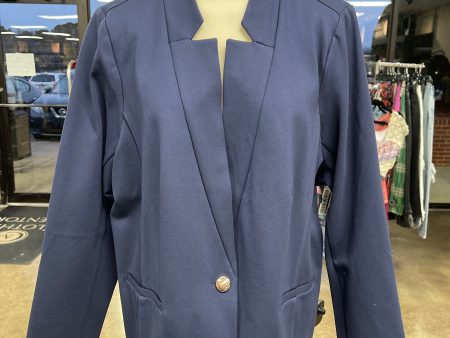 Blazer By Eloquii In Blue, Size: 20 For Discount