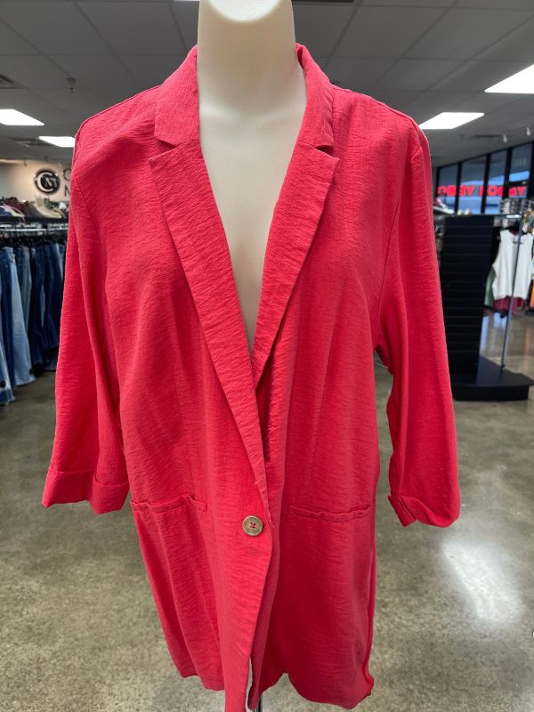 Blazer By Maurices In Red, Size: Xl Fashion