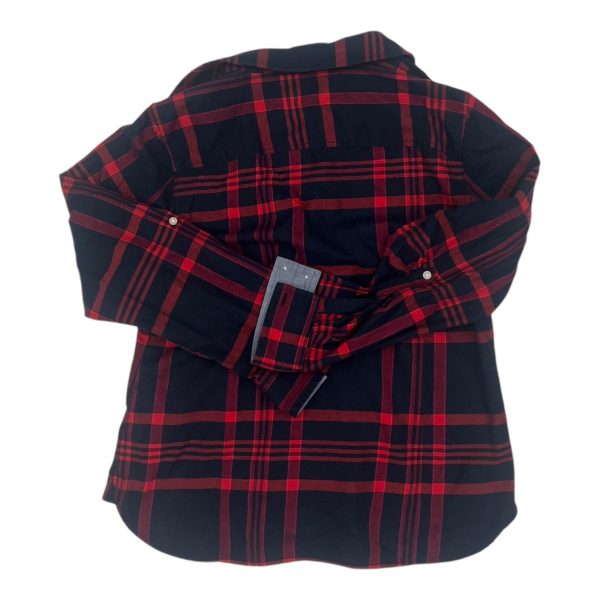 Top Ls By Tommy Hilfiger In Blue & Red, Size:L Online Hot Sale