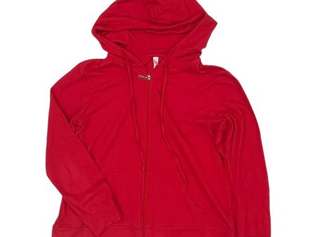 Athletic Sweatshirt Hoodie By Clothes Mentor In Red, Size:L Discount