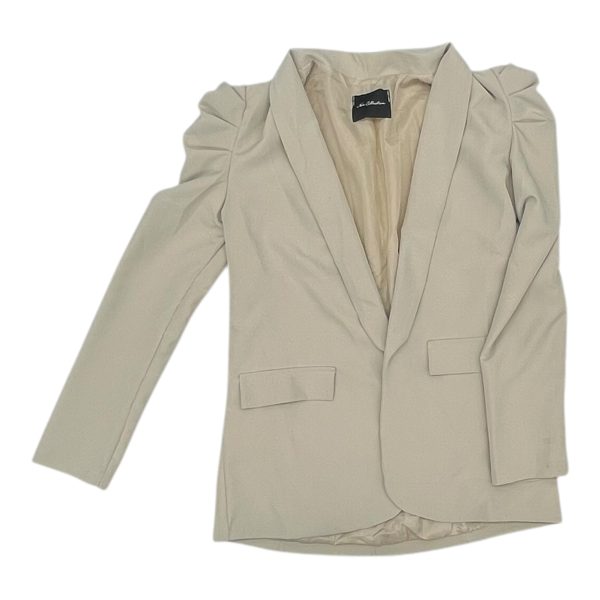 Blazer By Clothes Mentor In Tan, Size:L For Cheap