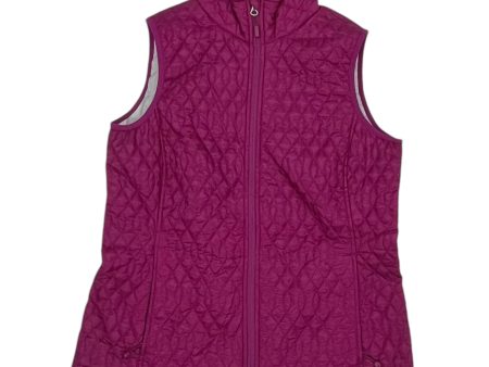 Vest Puffer & Quilted By Lands End In Purple, Size:M For Discount