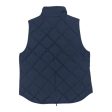 Vest Puffer & Quilted By J. Crew In Blue, Size:L Fashion