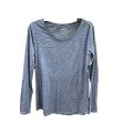 Top Long Sleeve Basic By Peruvian Connection In Blue, Size: S Online Sale