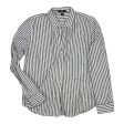 Top Ls By Chaps In Grey & White, Size:L Online Sale