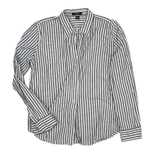 Top Ls By Chaps In Grey & White, Size:L Online Sale