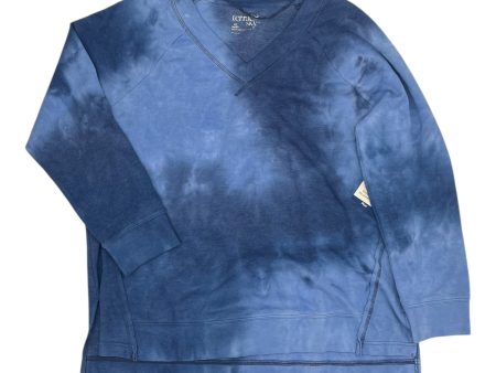 Top Ls By Terra & Sky In Blue, Size:Xl For Sale