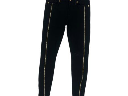 Pants Leggings By 7 For All Mankind In Black, Size:4 Online now