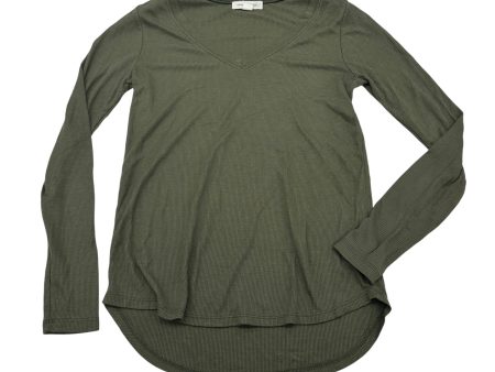 Top Ls By Treasure And Bond In Green, Size:S Fashion