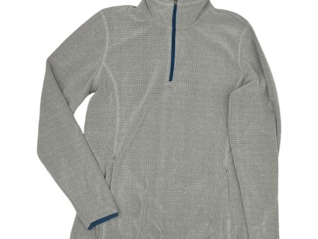 Athletic Top Ls Collar By Orvis In Grey, Size:S Fashion